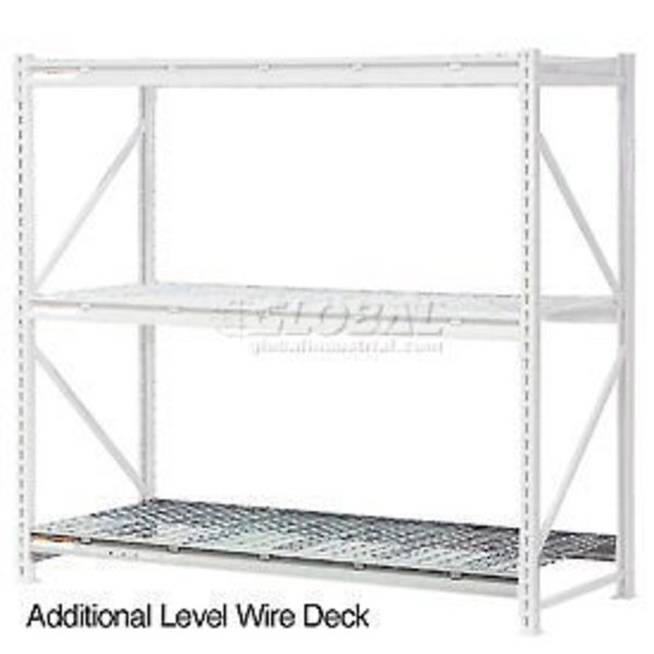 Global Equipment Additional Level, Wire Deck, 72"Wx36"D 504468A